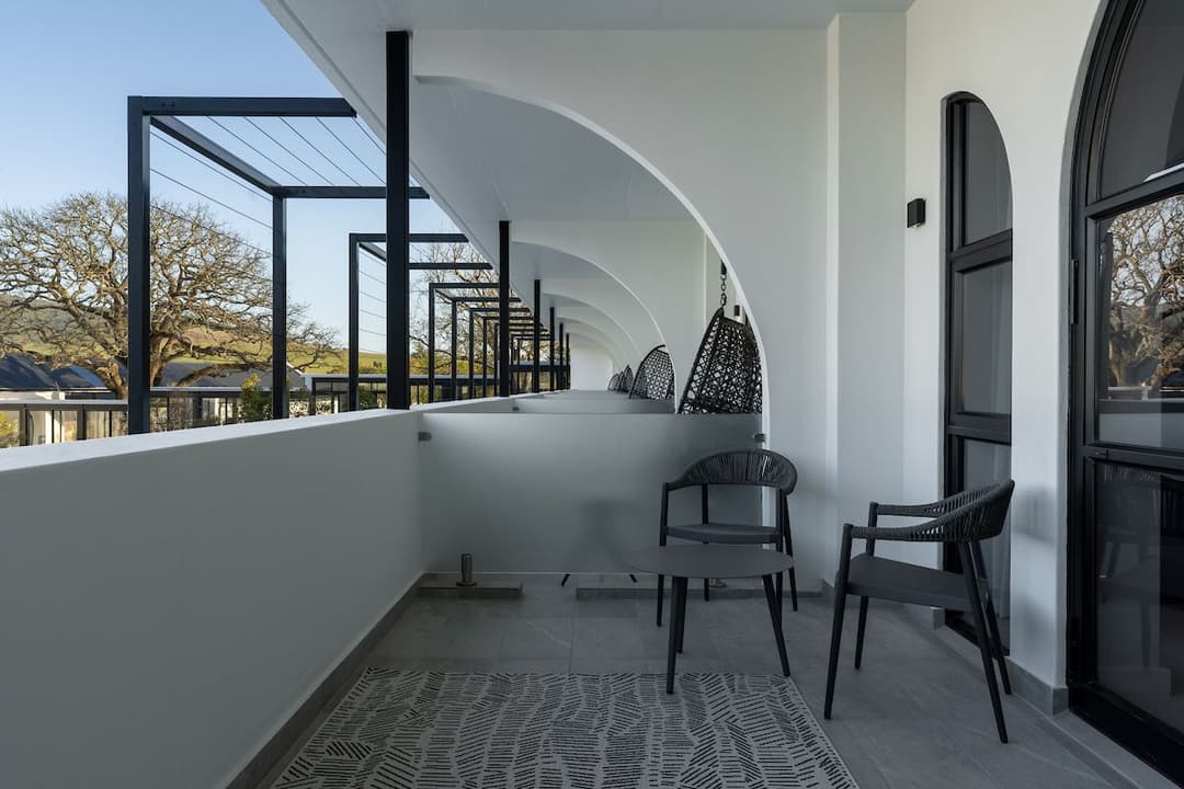 Hazendal Wine Estate Hotel Superior Room Balcony